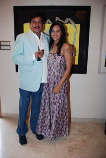 Shatrughan Sinha and Sonakshi Sinha at Art Brunch Journey V in Alliance with NGO Passages