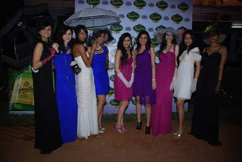 Soniya Mehra walks for Mcdowells Pre Race fashion show at Turf Club Mumbai