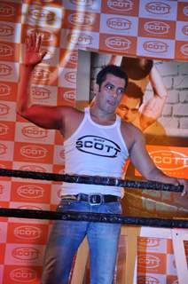 Salman Khan lunches Dixcy Scott innerwear at Mehboob studios