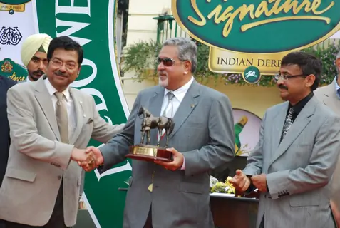 Vijay Mallya at Mcdowell Derby at Mahalaxmib Race Course