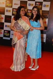 Moushumi Chatterjee on Airtel Mirchi Music Awards at Bandra, in Mumbai