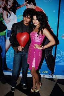 Ritesh and Jacqueline at Valentine Day premiere with promotion of film &quot;Jaane Kahan Se Aayi Hai&quot; at PVR, Juhu in Mumbai