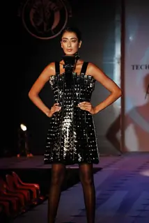 A model at Alchemy Show of LS Raheja Technical Institute at Raheja Classique