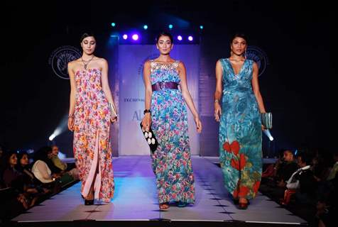 Models at Alchemy Show of LS Raheja Technical Institute at Raheja Classique