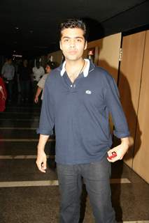 Filmmaker Karan Johar interacts with crowds at Cinemax at Andheri