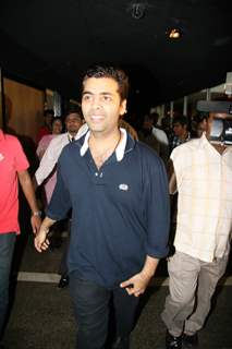 Filmmaker Karan Johar interacts with crowds at Cinemax at Andheri