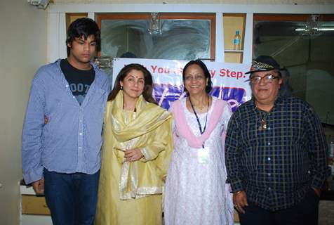 Bollywood actress Dimple Kapadia at Cancer Survivor event at Damodar Hall, Parel