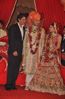 Shah Rukh Khan at Saurabh Dhoot and Radhika Singal''s wedding