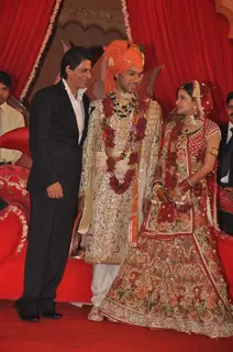 Shah Rukh Khan at Saurabh Dhoot and Radhika Singal''s wedding
