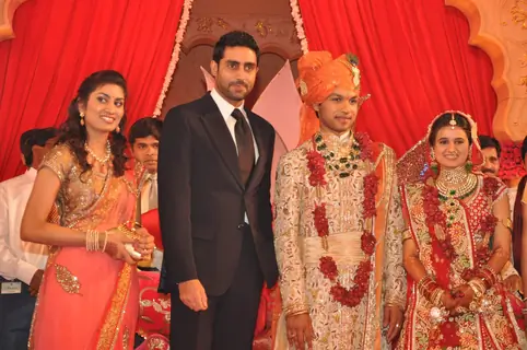 Abhishek Bachchan at Saurabh Dhoot and Radhika Singal''s wedding