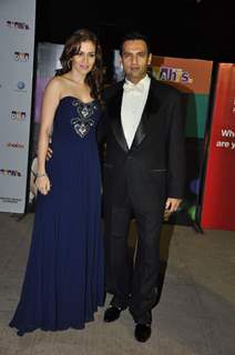 Marc Robinson with wife Waluscha at Hot : DNA After Hours Style Awards