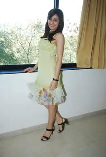 A participant at the rehearsals for semifinal round of &quot;Western India Princess&quot; at Atharva College