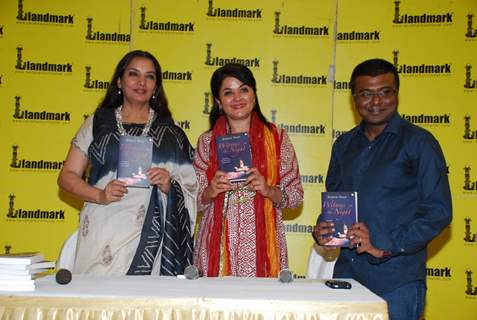 Shabana Azmi, Kishwar Desai and Shomu at launches Kishwar Desai''s book Witness The Night