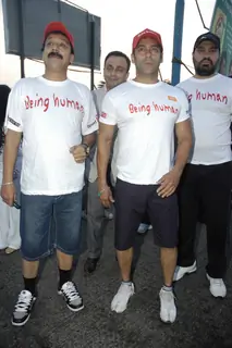 Salman at Cyclothon at Bandra