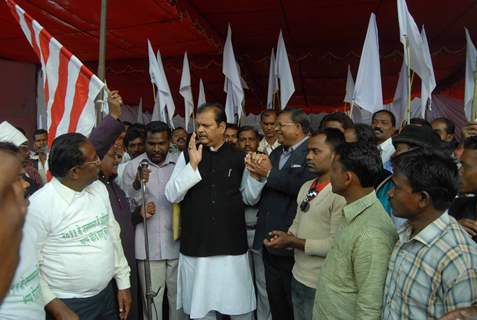 Tribal groups from several states across the country held a protest in New Delhi on Wednesday demanding they be listed under a distinct ''Religion Code'' in the 2011 population census Union Minister of Food Processing Industries Subodh Kant