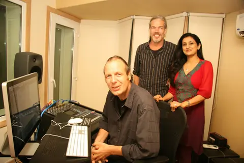 Lalitya Munshaw and Prem Joshua record song together at Andheri