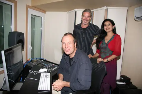 Lalitya Munshaw and Prem Joshua record song together at Andheri