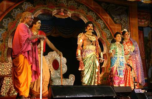 A family based theater from Andhra Pradesh ''''Surabhi'''' presenting drama &quot;Bhaktha Prahlada&quot;, in New Delhi on Thrusday 25 Feb 2010
