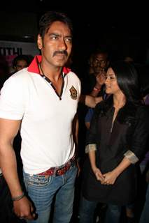 Ajay Devgan and Konkona Sen Sharma at Atithi Tum Kab Jaonge music launch