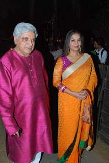 Javed Akhtar and Shabana Azmi at GR 8 Women Awards in ITC Grand Maratha