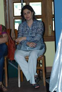 Dr Anjali Tendulkar at Joy of Giving press meet at MCA, Bandra