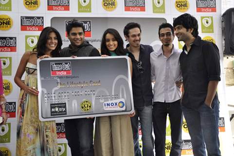 Madhavan and Teen Patti cast unveils Timeout Lifestyle Card at Olive, Mumbai on Tuesday Evening