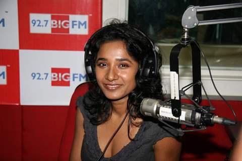 Tanishta Chaterjee at Big FM studios at Andheri