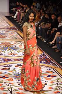 Models walks on the Ramp for Pria Kataria Show at Lakme Fashion Week 2010