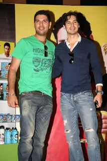 Cricketer Yuvraj Singh official merchandise launch at Inorbit Mall