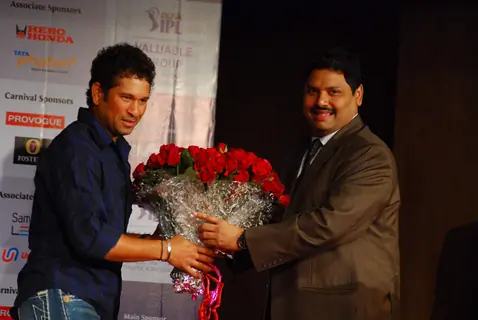Sachin Tendulkar at IPL screening event