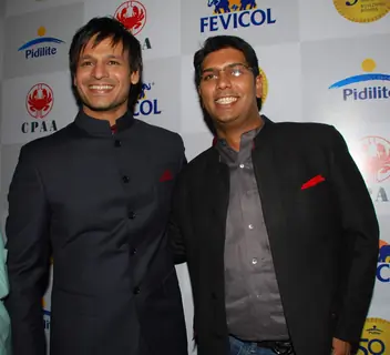 Vivek Oberoi and Deve Jolly at CPAA Shaina NC show presented by Pidilite at Lalit Hotel
