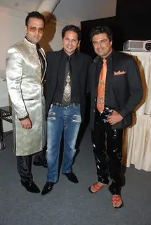 Rohit Roy, Azeem Khana and Sameer Soni at CPAA Shaina NC show presented by Pidilite at Lalit Hotel