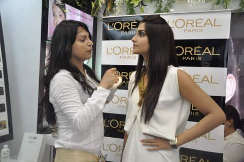 Sonam Kapoor at the launch of Spring Summer 2010 look ''Golden Girl'' in Mumbai on Sunday,14 March 2010