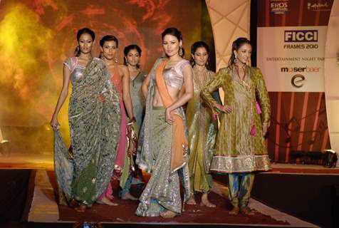 Top Models walking on the Ramp for Maya W & O Show at Ficci frames