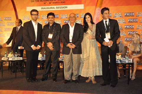 Shah Rukh Khan, Katrina Kaif, Yash Chopra, Karan Johar and others were present at the inaugural session of FICCI Frames 2010