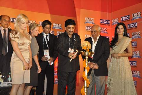 Shah Rukh Khan, Katrina Kaif, Yash Chopra, Karan Johar and others were present at the inaugural session of FICCI Frames 2010