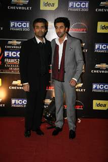 Karan Johar and Ranbir Kapoor at FICCI frames final day at Rennaisance, Powai