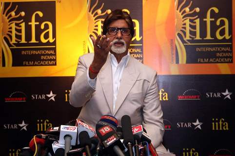 Bollywood actor Amitabh Bachchan inaugurates the IIFA Voting Weekend 2010 at JW Marriott in Juhu