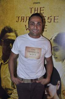 Rahul Bose at The Japanese Wife Media meet, Cinemax in Mumbai, on Tuesday afternoon