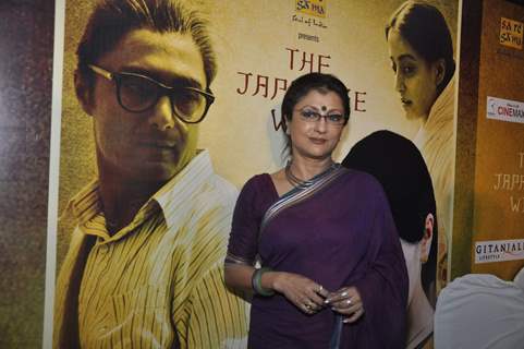 Aparna Sen at The Japanese Wife Media meet, Cinemax in Mumbai, on Tuesday afternoon