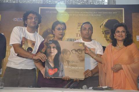 Aparna Sen and Rahul Bose at The Japanese Wife Media meet, Cinemax in Mumbai, on Tuesday afternoon