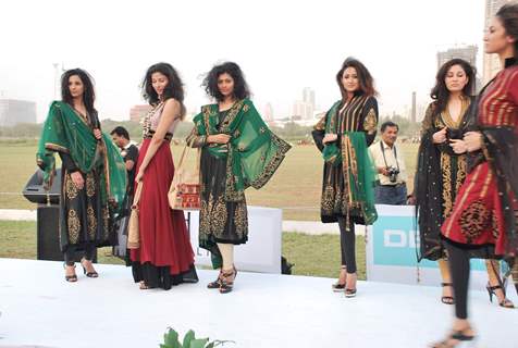 Models at D B Realty Southern Command Polo Cup Match