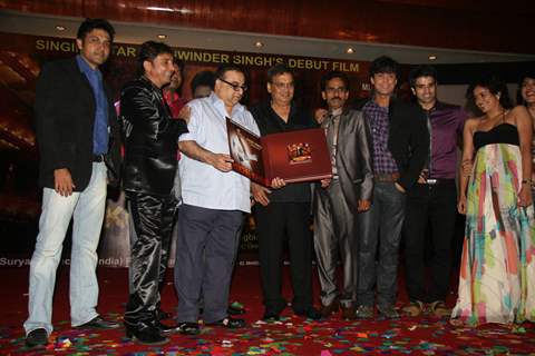 Subhash Ghai with Sukhwinder Singh''s debut film &quot;Kuchh Kariye&quot; music launch at Novotel