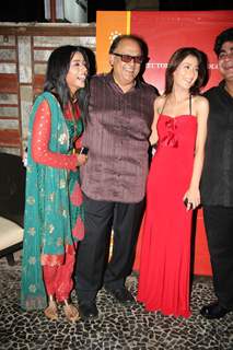 Alok Nath,Sara and Parul at Bidai serial success bash at Marima Lounge