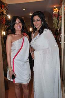 Sridevi graces Maheka Mirpuri''s Summer white collection launch at Prabhadevi Mumbai, Tuesday Night