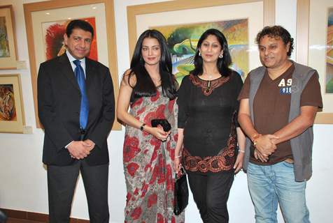 Celina Jaitley grace Egyptian Diplomat''s bollywood Exhibition at Nehru Centre, Mumbai, Tuesday Night