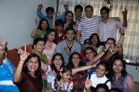 SAB TV family visit in malad