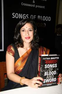 Benezir Bhutto''s niece Fatima Bhutto at the launch of her new book &quot;Songs of Blood&quot;
