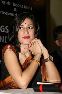 Benezir Bhutto''s niece Fatima Bhutto at the launch of her new book