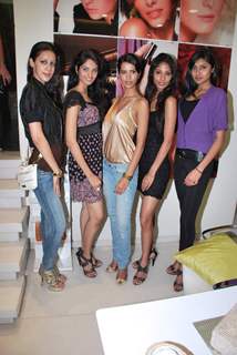 Participants of the Miss India contest at Bigune Spa at Bandra